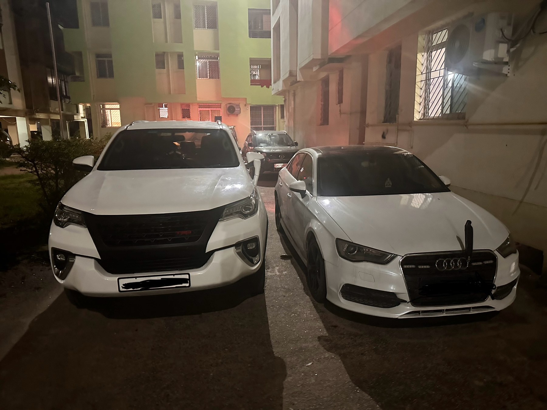 Premium vehicles parked together
